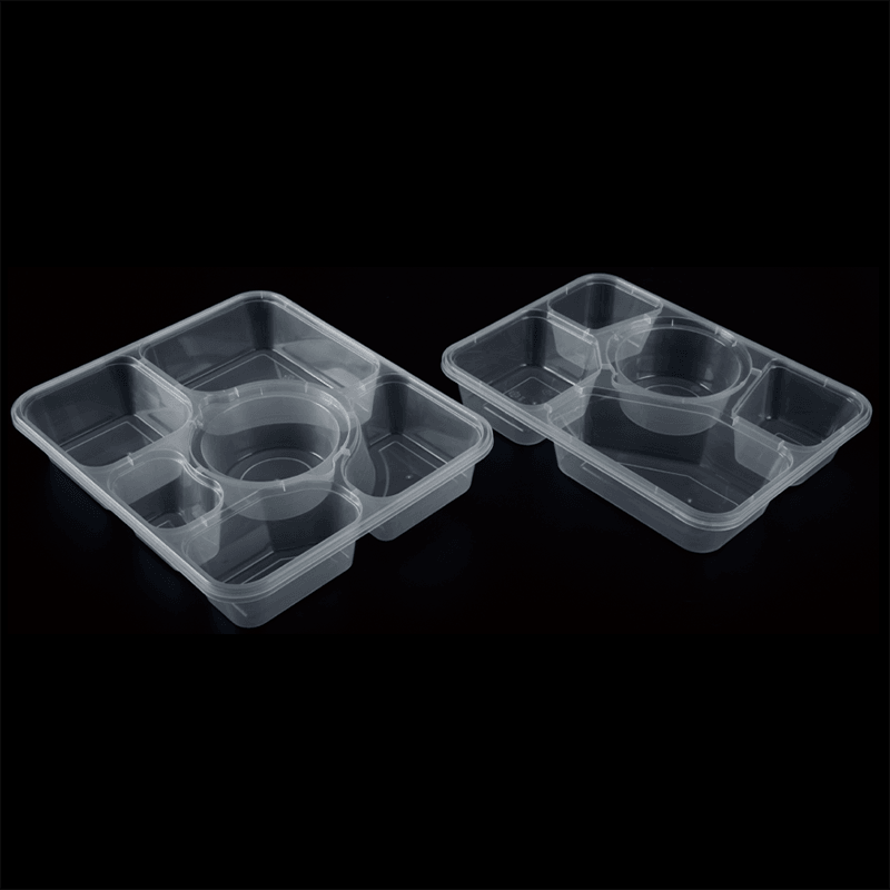 Disposable Plastic Anti-theft deduction 5+1 Box & Lid Thin Mould