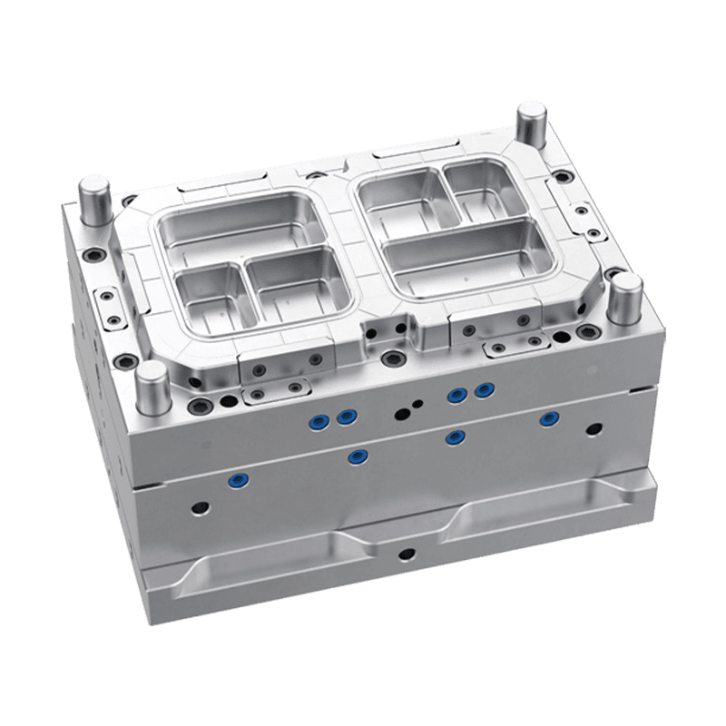 The Durability of Disposable Plastic Square Three Grid Box Mould